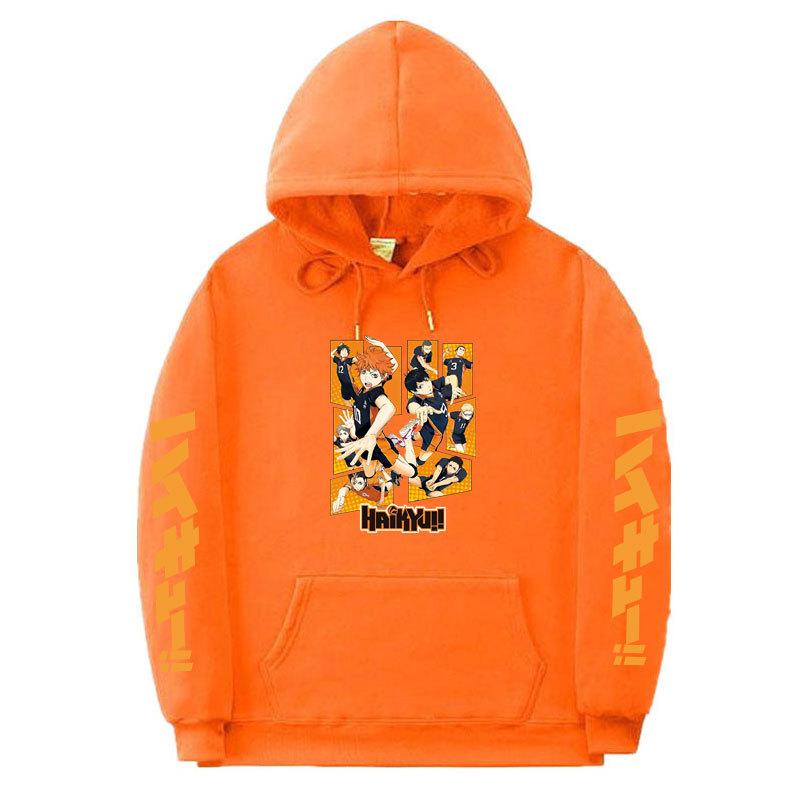 Haikyuu Haikyuu Haikyuu Cartoon Day Anime Loose Hooded Sweatshirt Sweatshirt