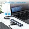 5 In 1 Type C Hub PD60W Fast Charging 35mm Mic Dock for Laptop Tablet