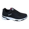 Men's Black Breathable Casual Running Shoes with Soft Mesh Soles
