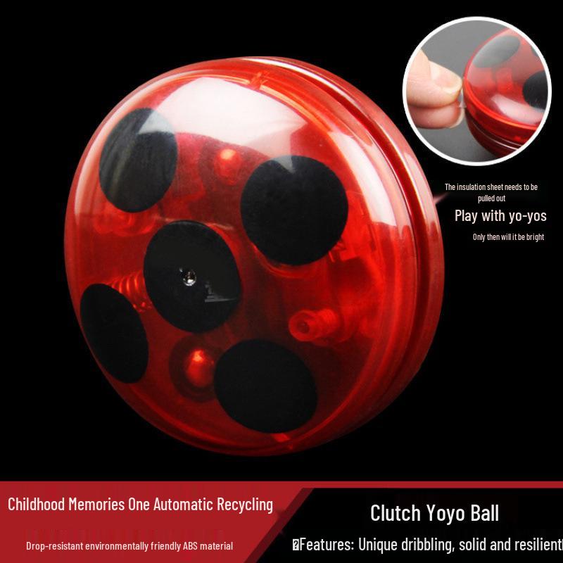 Miracle Girl Luminous Metal Yo-Yo with Automatic Retraction for Kids