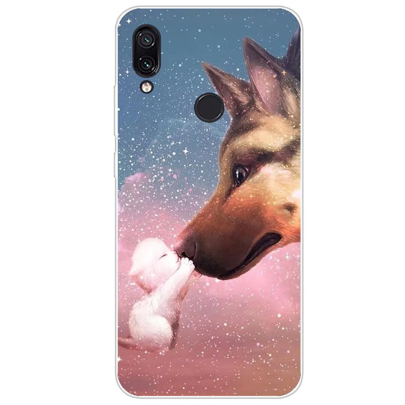 For Xiaomi Redmi Note 7 Case Flower Animal Cover Silicone Case For Redmi Note 7 Pro Note7 Bumper Shockproof Phone Case Coque