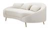 Sofa 3 Seaters Oslo With Cushions Cream Cm 185X84X68