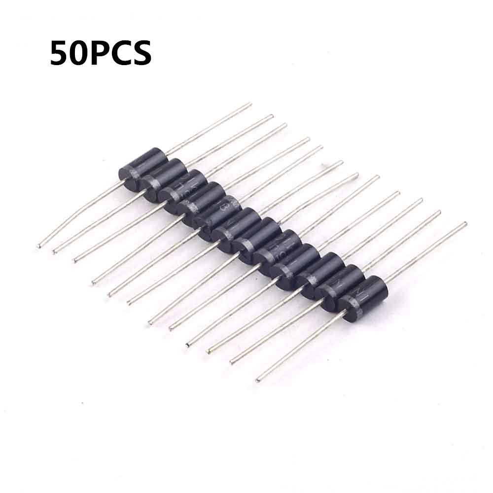

Durable 3A 1000V IN5408 1N5408 Components Diode Rectifier Electronic Kit чорний