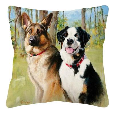 Câine Pointer German cu Păr Scurt Labrador Galben Față de Pernă Decorativă pentru Casă Husă Pernă Aruncată pentru Canapea