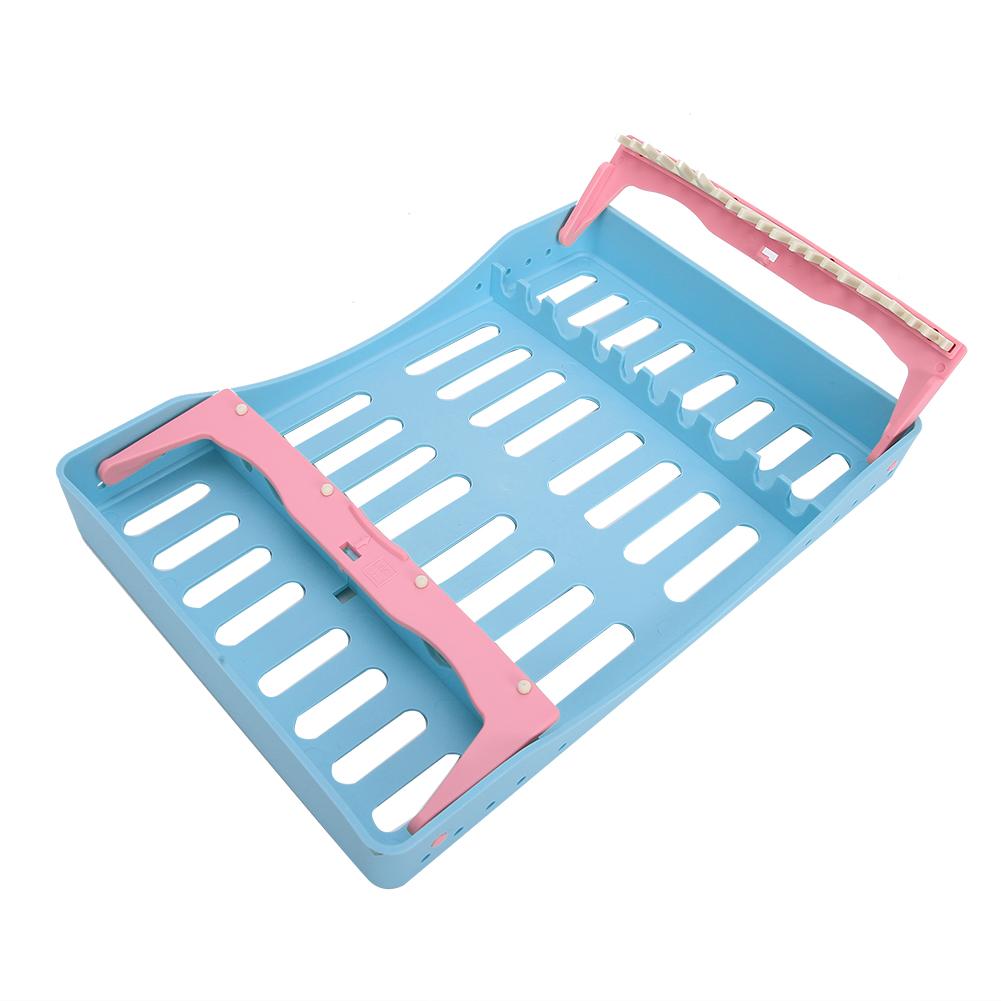 Стоматологическая хирургическая стерилизационная коробка дезинфекционный лоток стерилизационная коробка стойка синяя синий