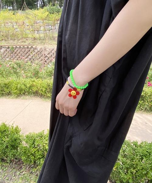 Bonbeau Daisy Smile Neon Colorball Bracelet Color Smile Daisy Bracelet