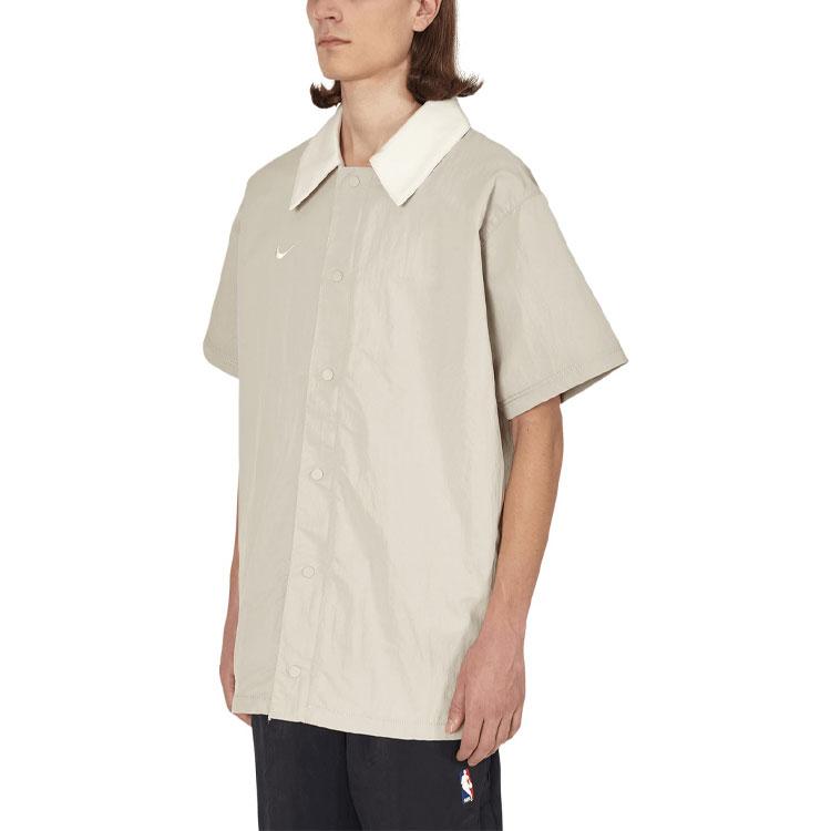 Nike X Fear Of God NRG Short-Sleeve Shooting Shirt String Men Tops Tan CU4616-271