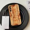 Natural A-Art Wood  Phone Case Black Silicone Soft For Samsung Galaxy A73,A72,A71,A70,A53,A52,A51