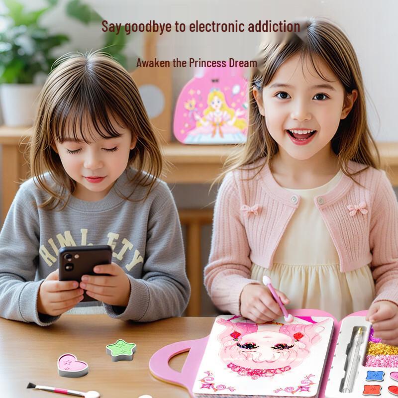 Children's Princess Makeup Bag Quiet Book Toy