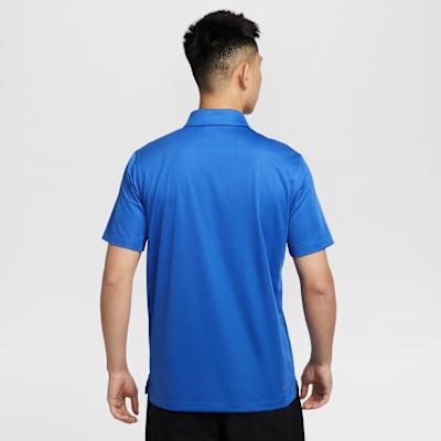 Nike Dri Fit Polo Shirt Men's Royal Blue