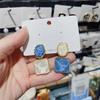 New Fashion Vintage Resin Geometric Drop Earrings for Women Daily Accessories Charms Pendant  Party Anniversary Gifts