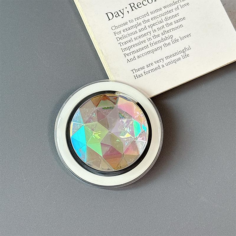 High-Grade Magnetic Rhinestone Phone Holder - Magsafe-Compatible, Portable Finger Ring