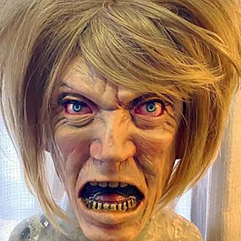 Halloween Witch Mask Latex Horror Cosplay Party Costume