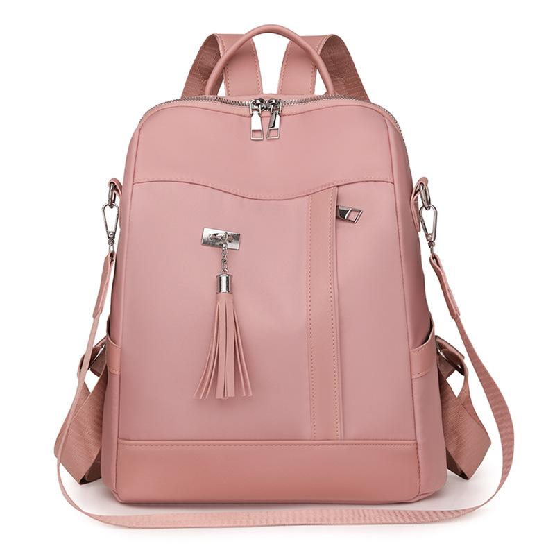 Tassel Backpack Women's Large Capacity Backpack Travel Bag