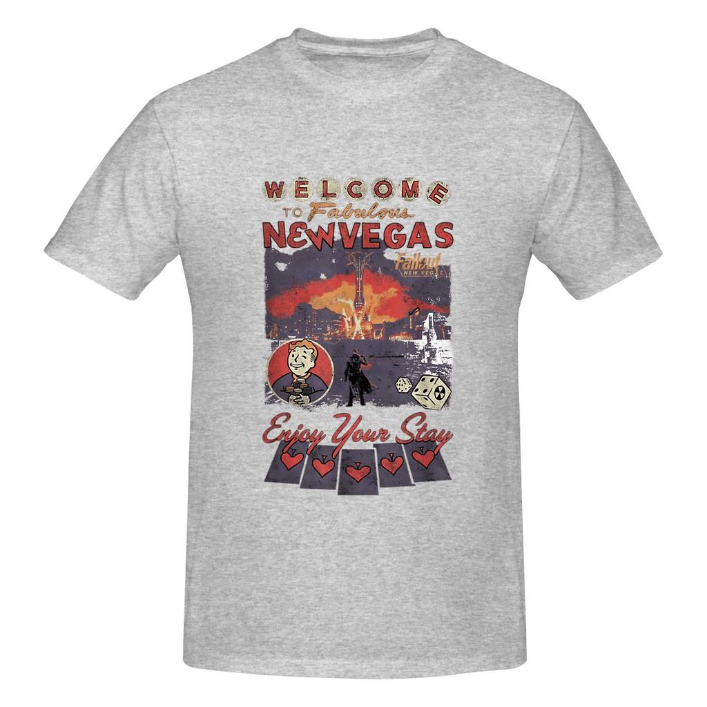 Welcome To Fabulous New Vegas Full Of Cotton Feeling Tshirtniche Design Rich Color Basic Tee