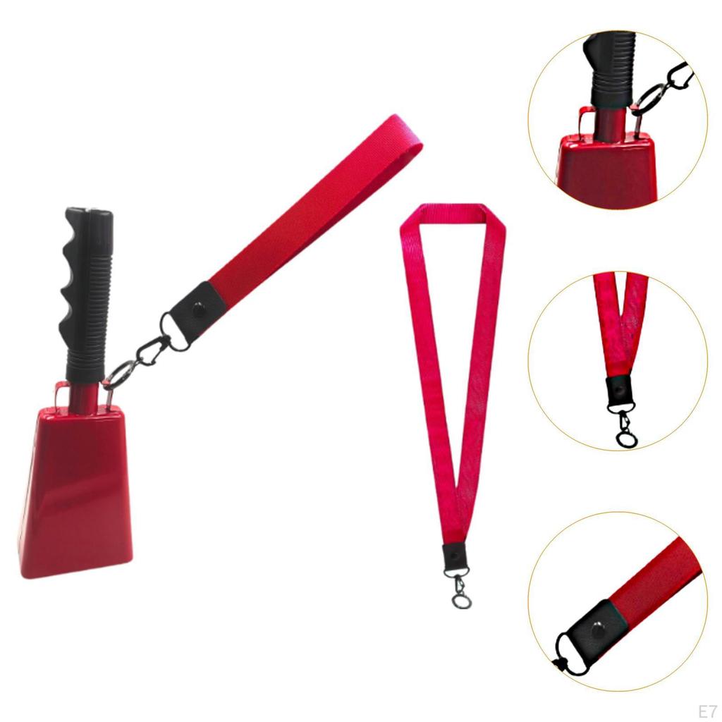 Cowbell Cheering Bell Decorative Musical Instruments Noise Maker Loud for Christmas Sport