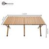 Outdoor Folding Aluminum Roll-Up Camping Table