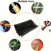 100pcs Colorful Self-locking Nylon Plastic Household Line Bundle Fixing Tie Garden Plant Bundle Fixing Handmade DIY Wiring Tie