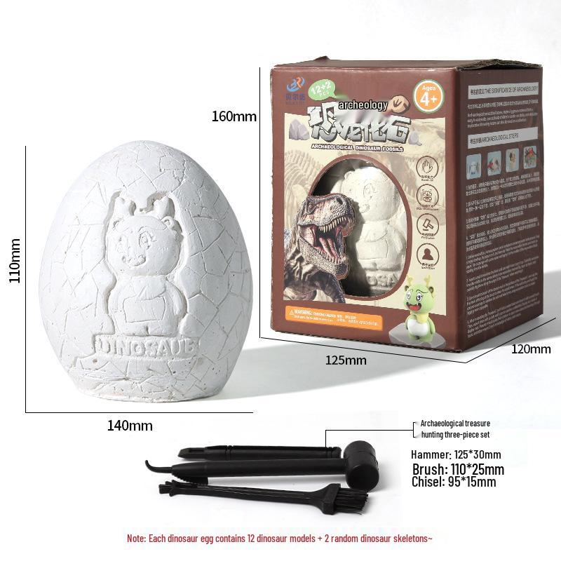 

Набор для раскопок ископаемого яйца динозавра - Развивающая археологическая игрушка «Сделай сам» для детей