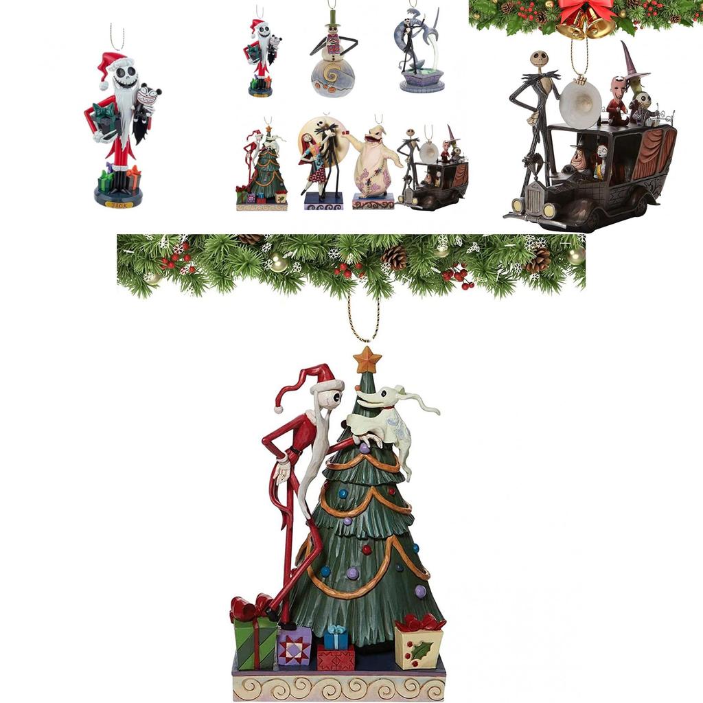 Einzigartiger Weihnachtsanhänger mit Jack und Sally aus The Nightmare Before Christmas
