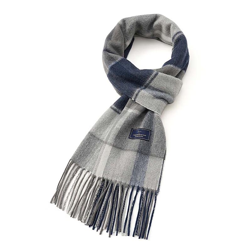 JIUMU Pure Cashmere Men's Scarf