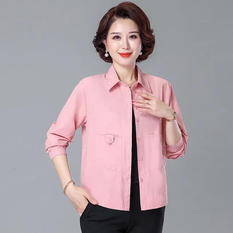 

Женская тонкая секция однотонного воротника-стойки, короткая куртка, большой ярд, кардиган, свободная рубашка на весну и осень S