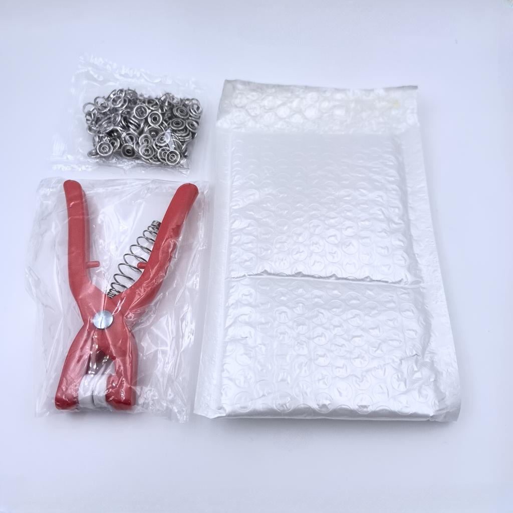 Button Accessories With 1pc Plastic Hand Pliers For Fast And Easy Clothing And Quilt Production