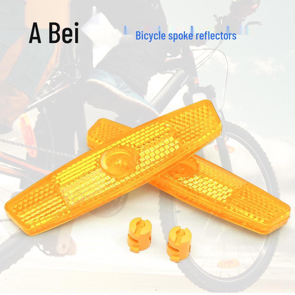 Bicycle Wheel Spoke Reflectors - Warning Buckle Pair LR-50
