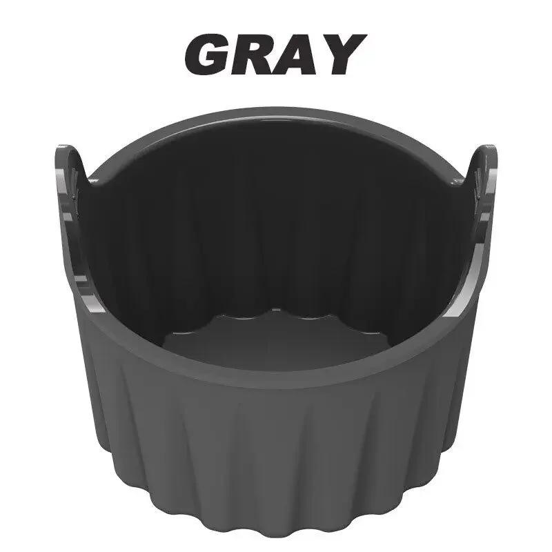 1Pc Silicone Air Fryer Egg Moulds Reusable Air Fryer Egg Non Stick Baking Pan Egg Cake Pans for Baking Bun Pan Accessories