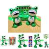 Popular Electric Dancing Frog Toy With Light And Sound Effects Wholesale For Street Vendors