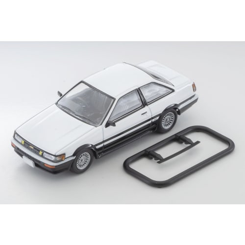 TOMYTEC Tomica Limited Vintage Neo 1/64 Scale LV-N304c Toyota Corolla Levin 2-Door GT-APEX 1985 White/Black Finished Model