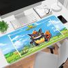 1Pc Pikachu Eevee Adventure Gaming Mouse Pad Keyboard Desk Mat Non-slip Rubber Lock Edge Waterproof Computer Mousepad for Office Home Decor Ey147
