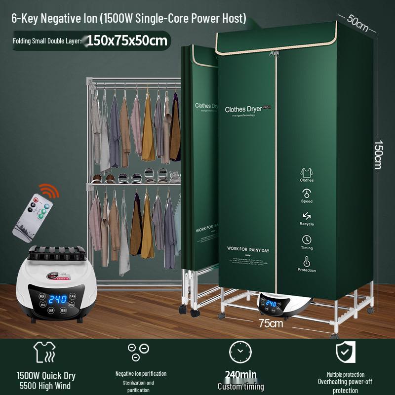 Foldable Household & Dormitory Underwear and Baby Dryer Cabinet & Rack