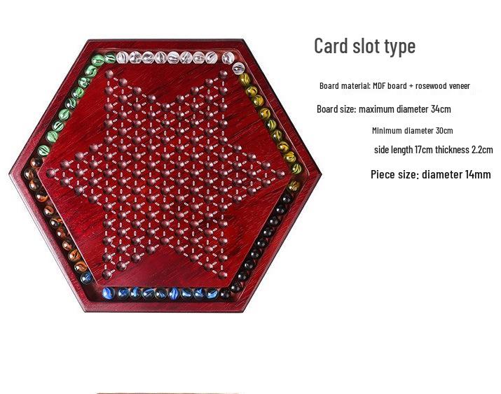 

Акриловые шашки с высококачественной деревянной доской - Развивающая игра для детей и взрослых