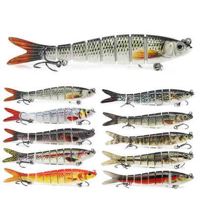 Outdoor Fishing Biomimetic 8-section Hard Bait 13.5cm/26g Lure