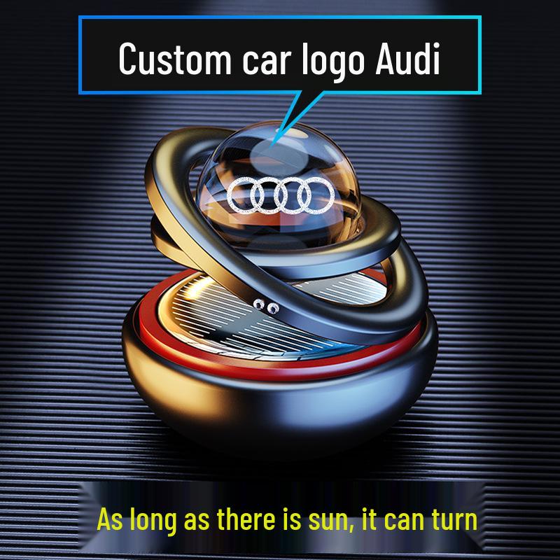 Solar Rotating Car Aromatherapy Ornament