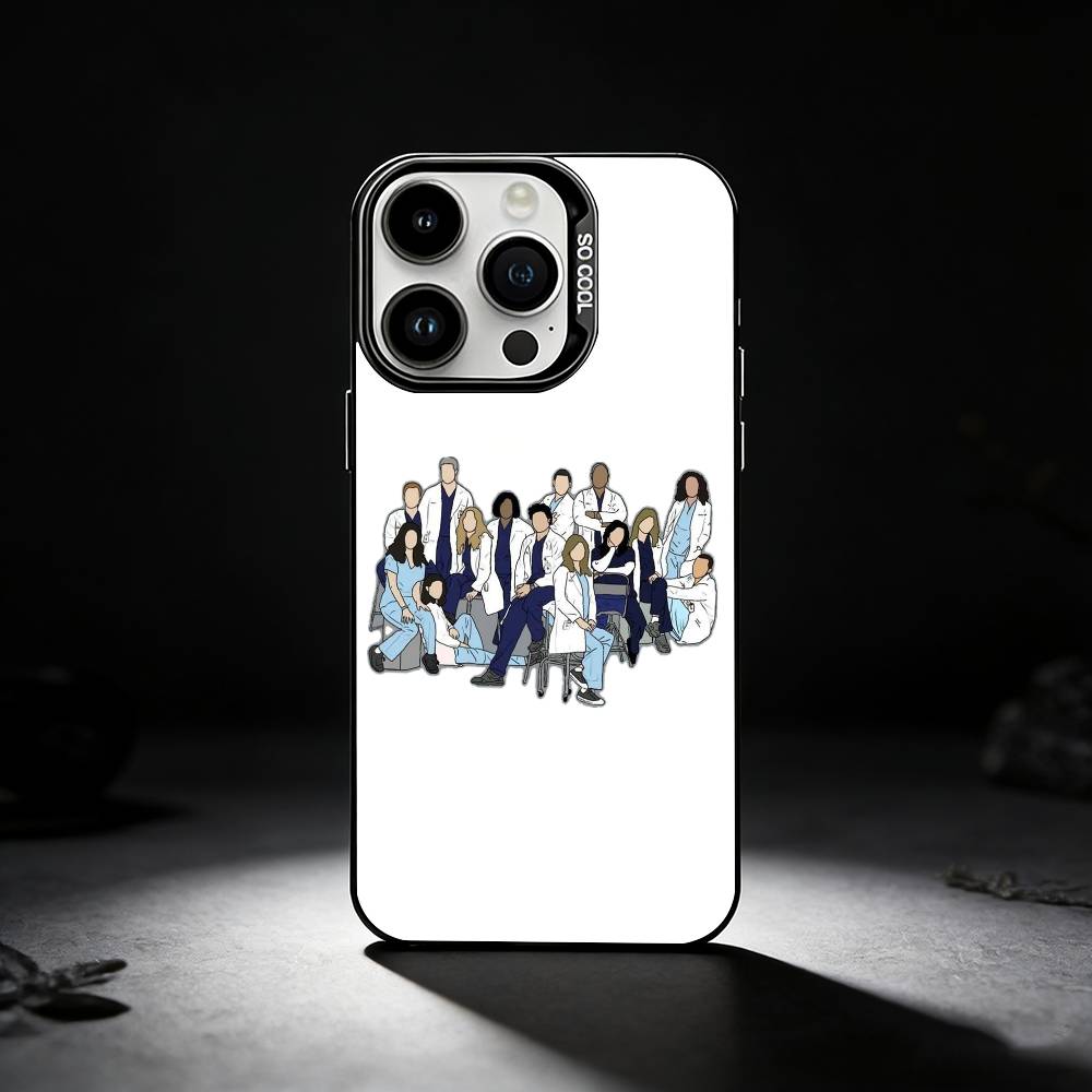 

G-GreysS A-Anatomy-Y Phone Case For iPhone 17,16,15,14,13,12,11 Plus,Pro Max,XS,Colored silver phone case iPhone17air