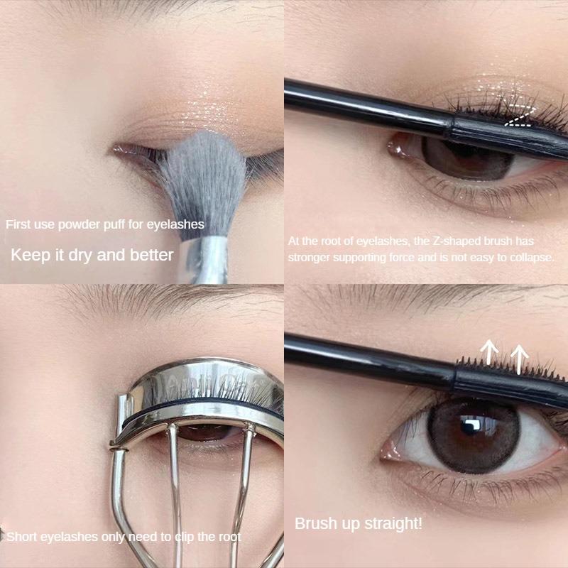 Colour Mascara Waterproof Non-fluffing Curling and Lengthening Eyelash Primer Makeup