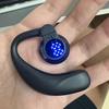 Rotatable Single Ear Hook Bluetooth 5.3 Headset with LED Display and Wireless In-Ear Clip Design.