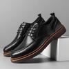 Autumn New Men Shoes Casual Shoes Men Genuine Leather Shoes Work Boots Business Casual Sneakers