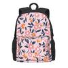 White Daisies Backpack Cute Flowers Print College Backpacks Girl Custom Breathable School Bags Leisure Rucksack