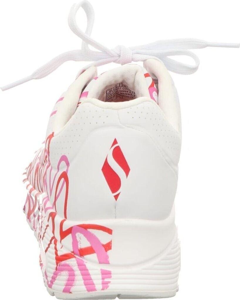 Кроссовки Skechers x JGoldcrown: Uno - Spread the Love Uno Spread the Love (155507) белый/розовый