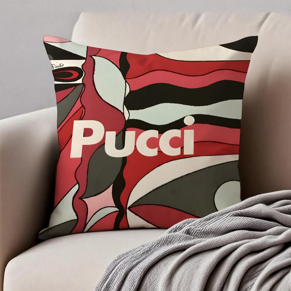Copricuscino Lussuoso Vivace EEmilio PPucci Federa Antiacaro Cerniera Invisibile Peluche Corto Cuscino per Divano