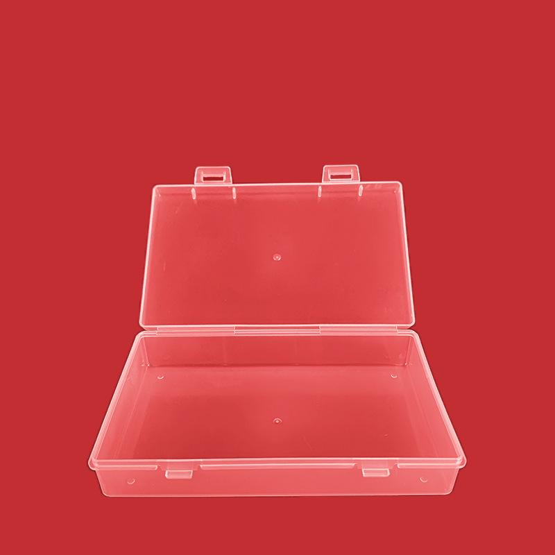 14.5 Cm Clear PP Plastic Rectangle Storage Box for Stationery, Accessories, Beads & Jewelry
