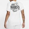 Nike Back Basketball Graffiti Printing Short Sleeve White Men's CD0959-100