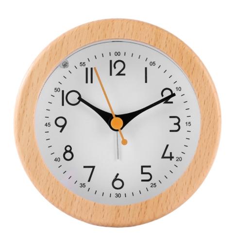 Factory Direct Luminous Alarm Clock Solid Wood With Quartz Technology Simple Motivating For Students Who Sleep Lazy Wake Artifac