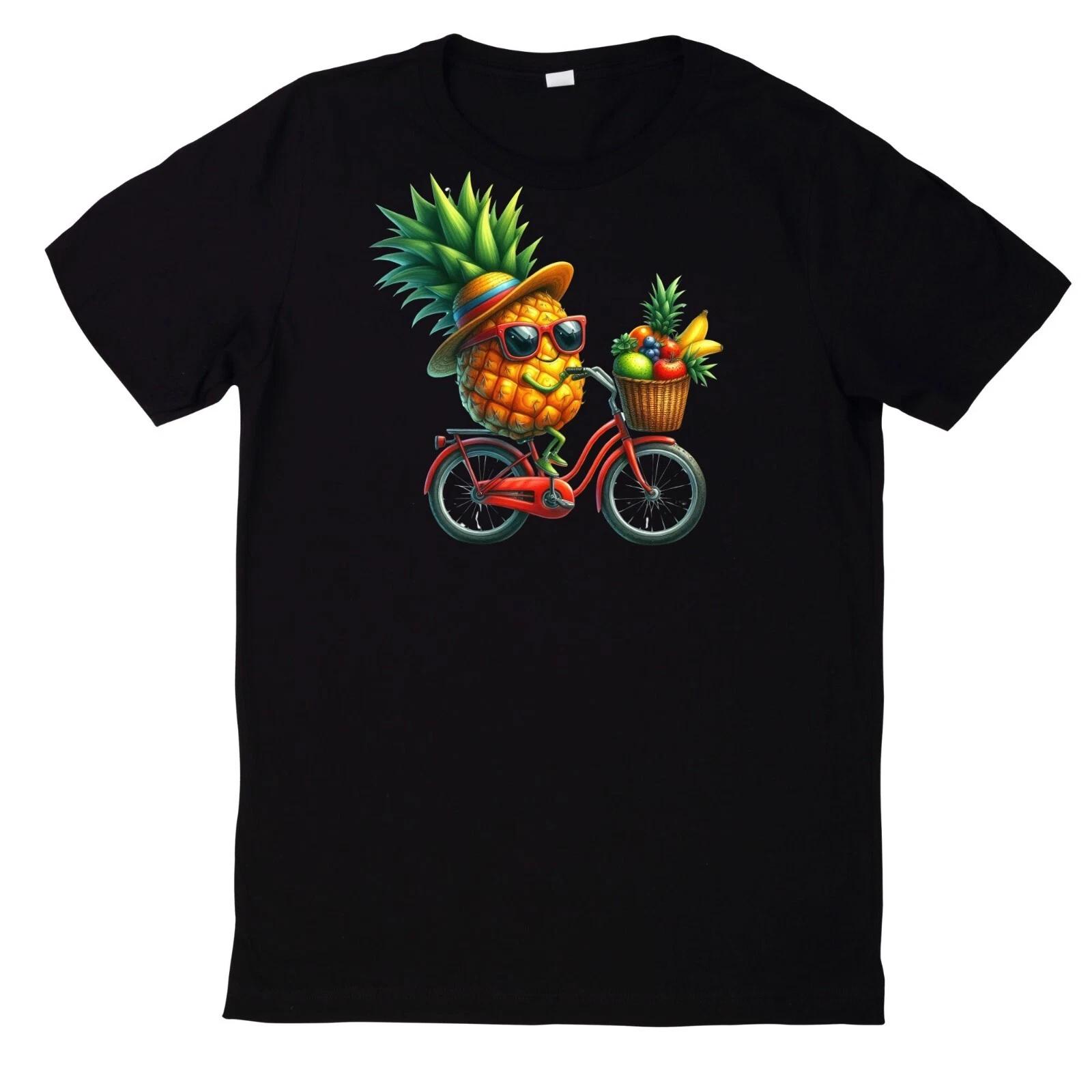 T-Shirt Süßer Ananas Sommer Motiv Baumwolle XXXXL