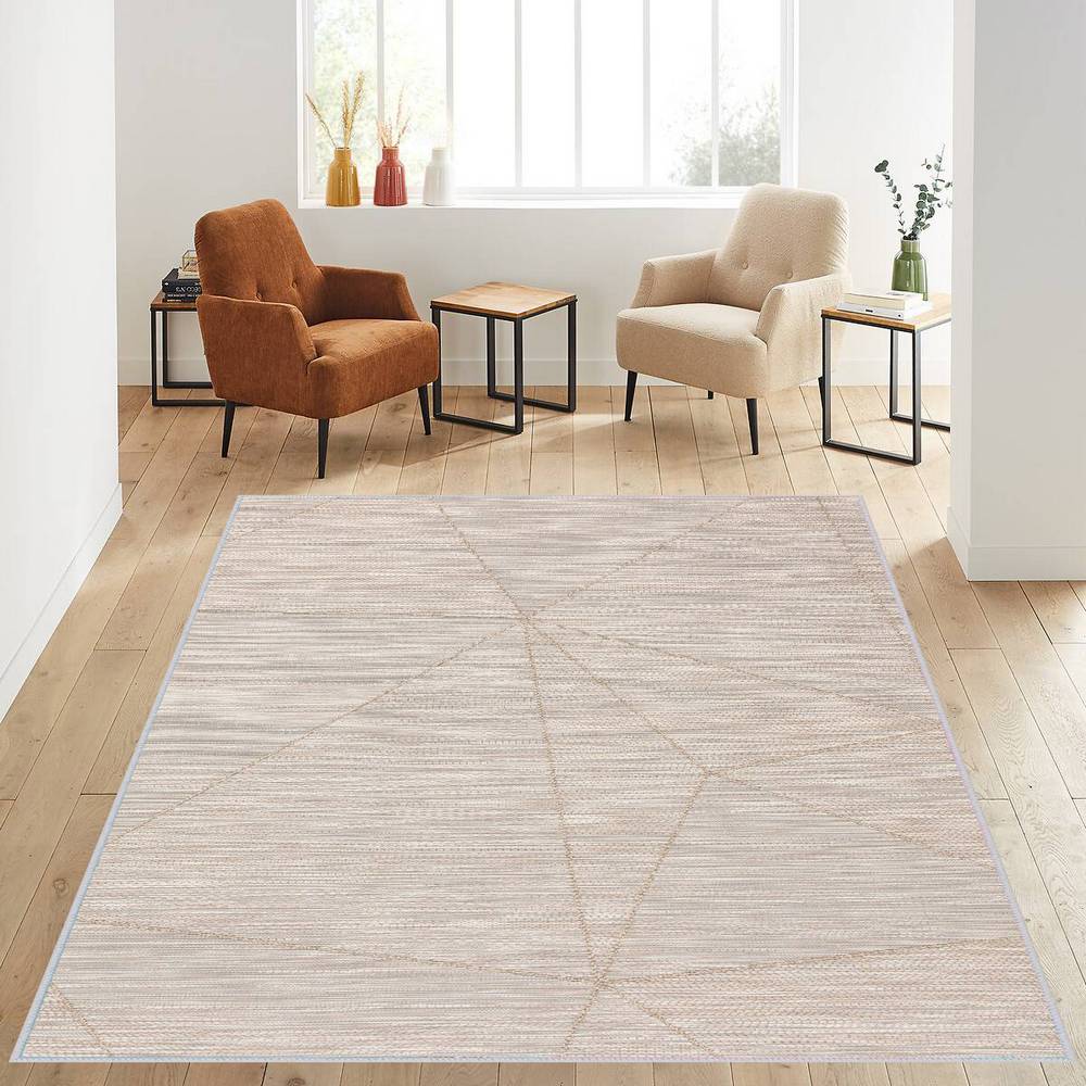 

Домашний моющийся ковер с принтом Eliana LNA1248 80X150 бежевый