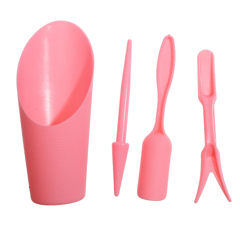 

1/2 Sets Garden Planter Kit Sowing Shovel Spoon Succulents Seedlings Tool Bonsai Fertilizer Plastic Handle Soil Tools 1 Set рожевий