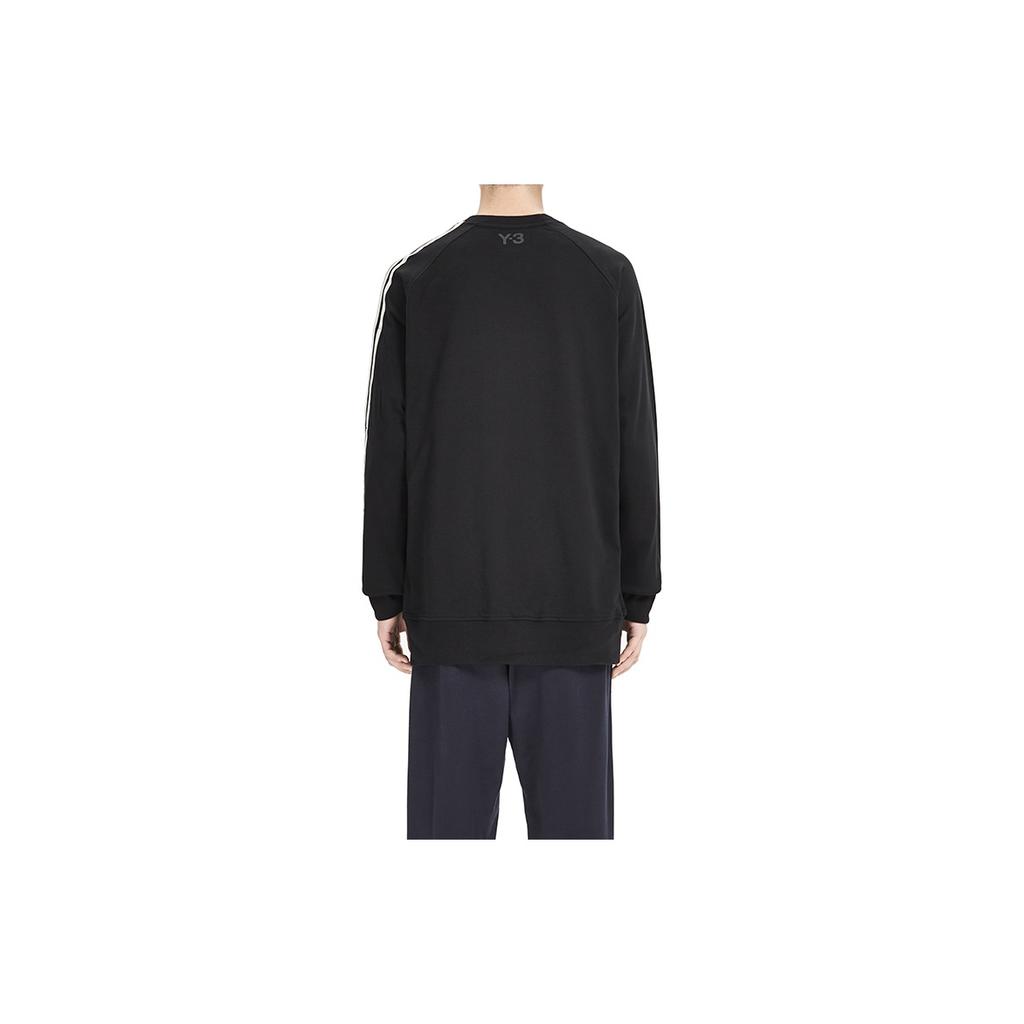 Y-3 Side Stripe Knit Sweater Men Tops Black FJ0388
